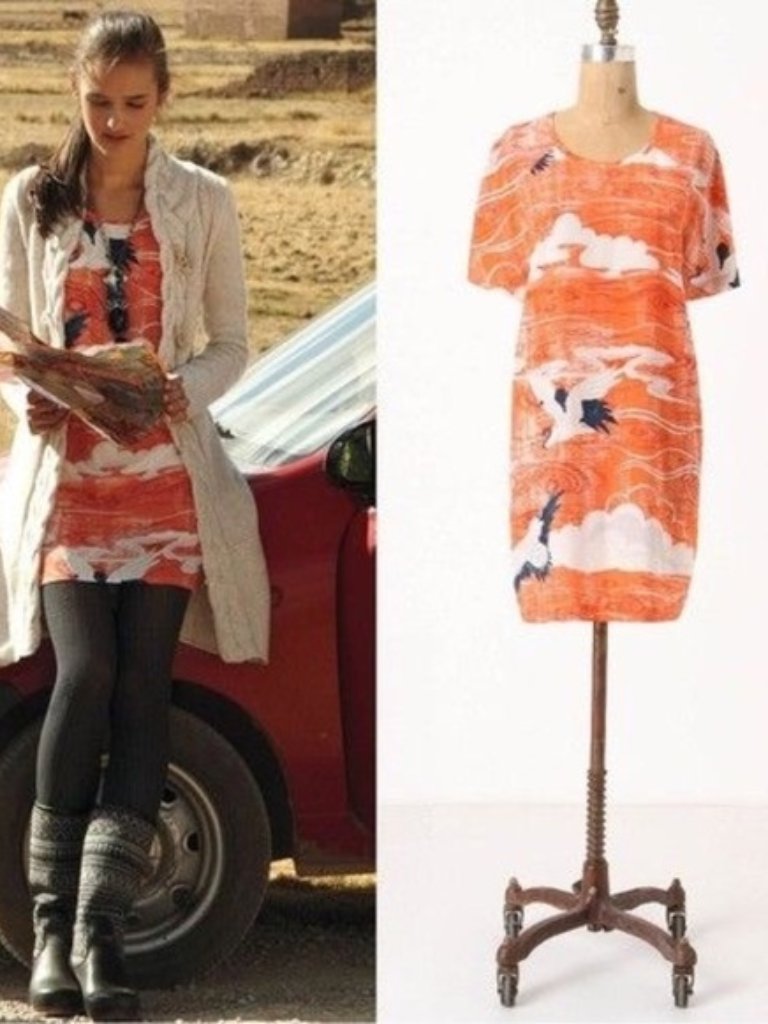 Anthropologie Charlotte Linton Swan Silk Dress, Size Xs